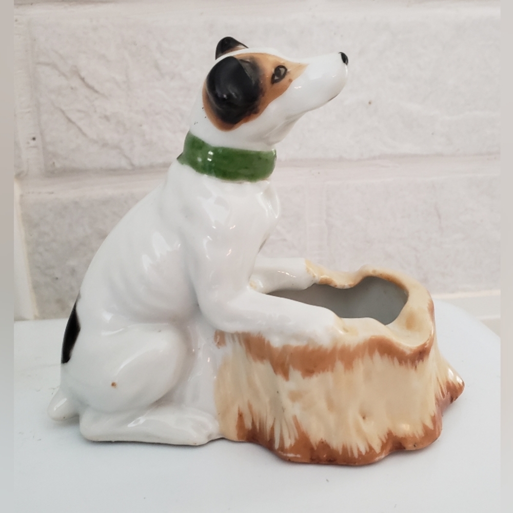 Antique Porcelain Dog, Pre-owned - Picture 2 of 11